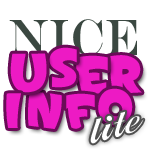 Nice User Info Lite Logo