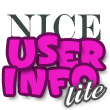 Nice User Info Lite